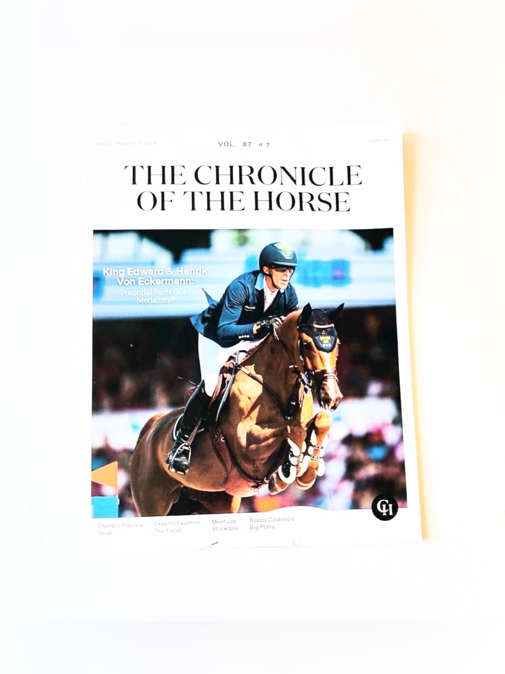 ⭐️5 For 25⭐️ The Chronicle Of The Horse Magazine - July 22 2024 - August 12 2024